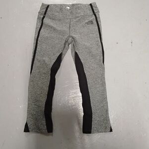 The North Face Kids Heather Gray and Black Leggings